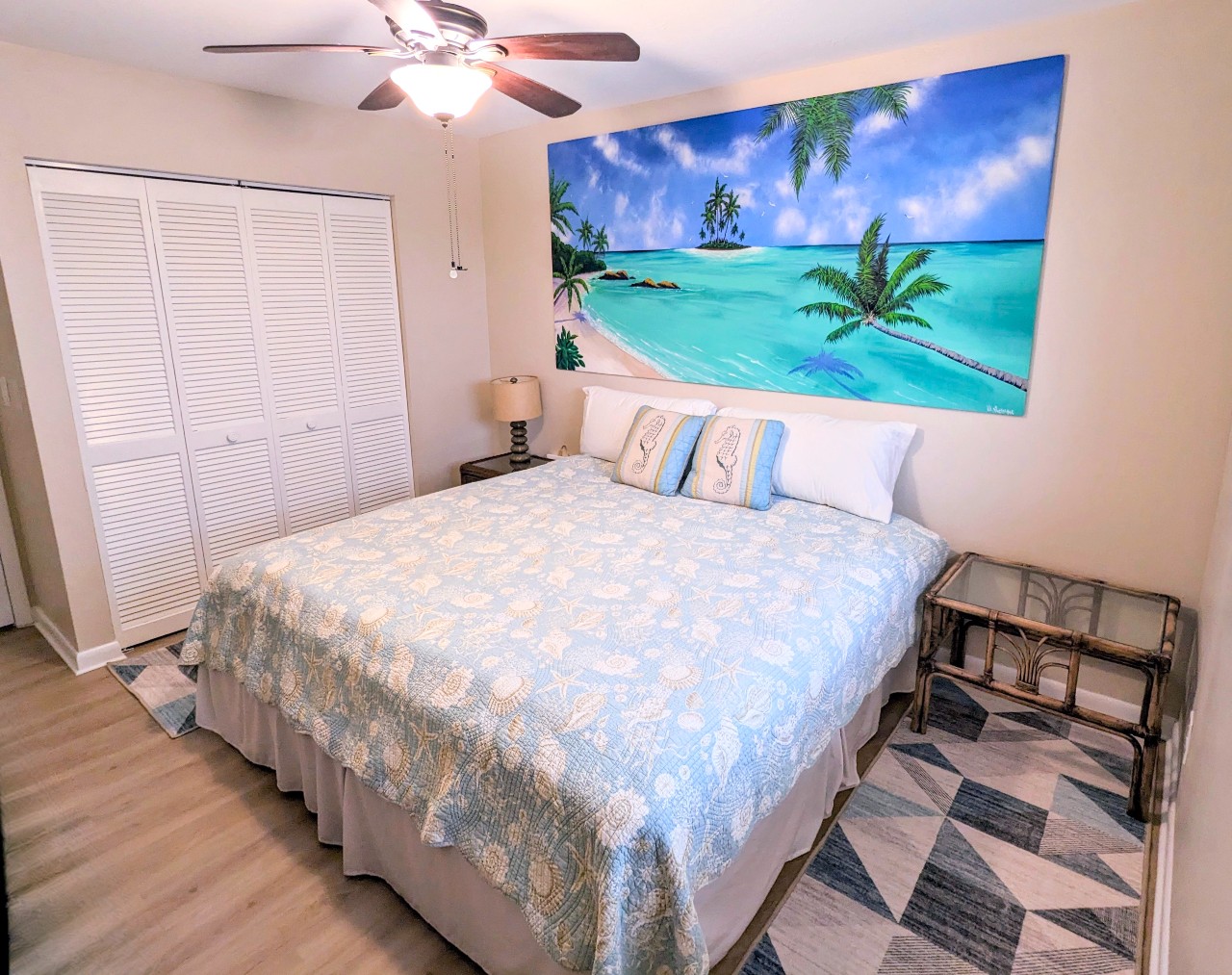 beach sceene bedroom mural